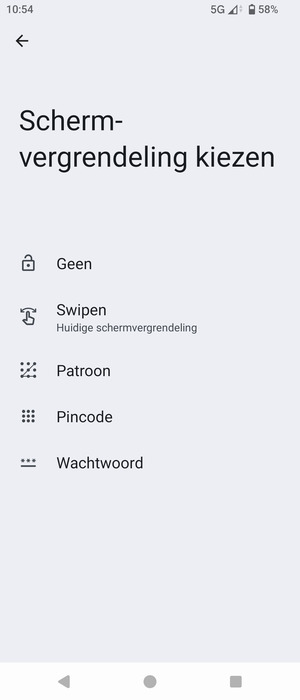Selecteer Patroon