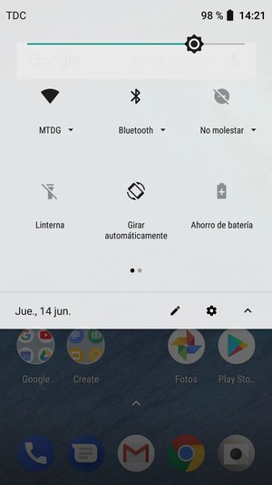 Desactive Wi-Fi y Bluetooth