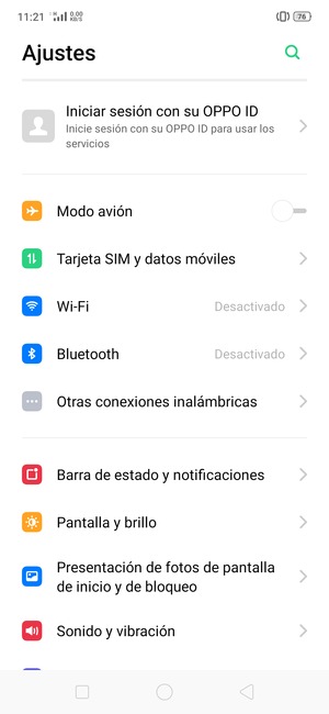Seleccione Otras conexiones inalámbricas