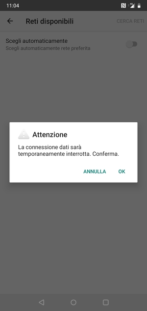 Seleziona OK