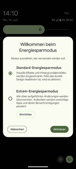 Wählen Sie Aktivieren