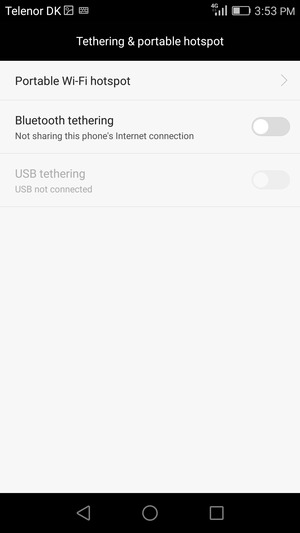 Select Portable Wi-Fi hotspot