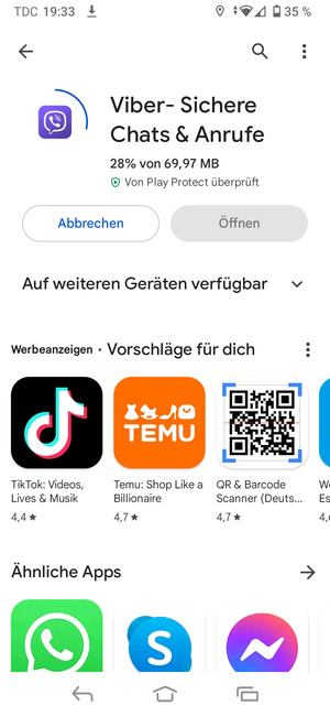 Warten Sie, bis der Installationsprozess  beendet ist