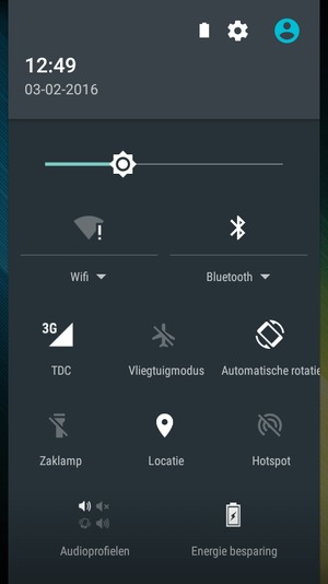 Schakel Wifi en Bluetooth uit