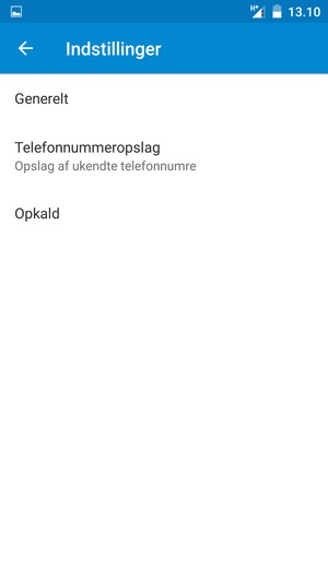 Vælg Opkald