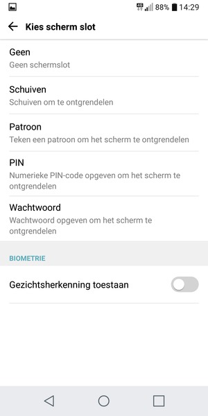 Selecteer Patroon