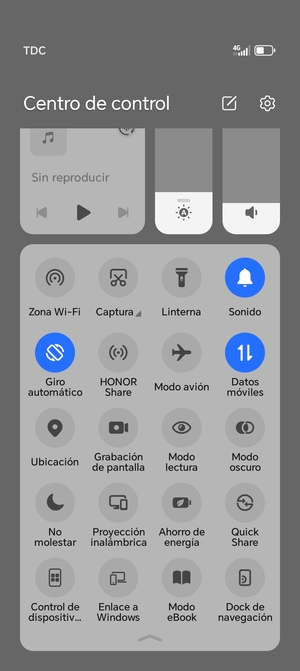 Despláce y seleccione Ahorro de energía
