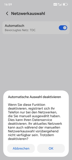 Wählen Sie OK