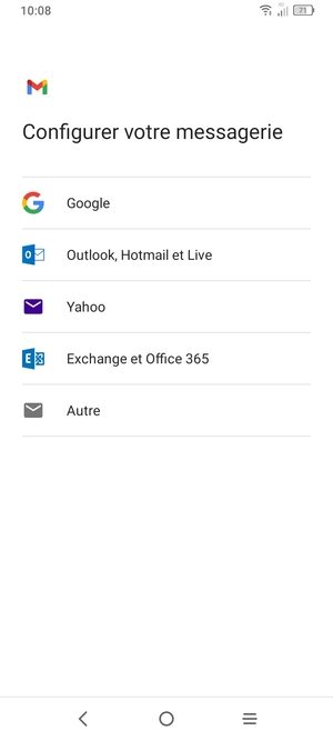 Sélectionnez Autre