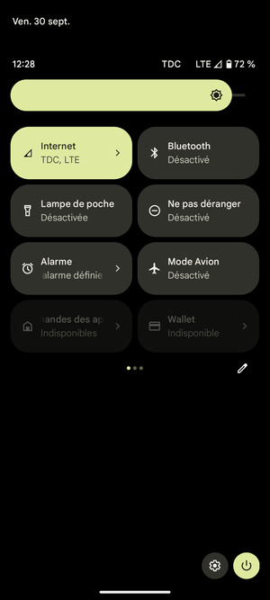 Régler la luminosité au niveau souhaité