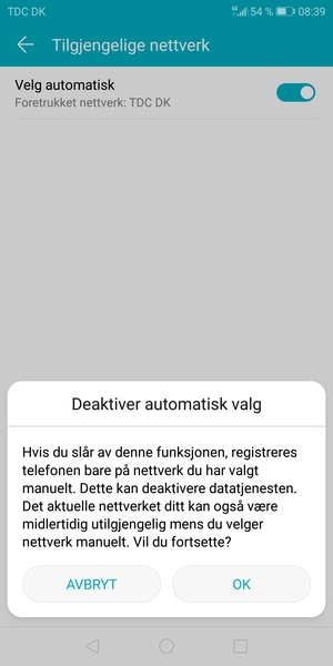 Velg OK