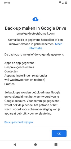Selecteer OK
