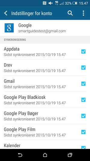 Vælg Menu-knappen