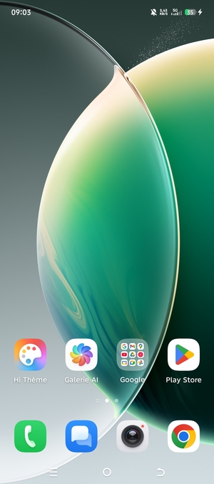 Sélectionnez le bouton Applications récentes