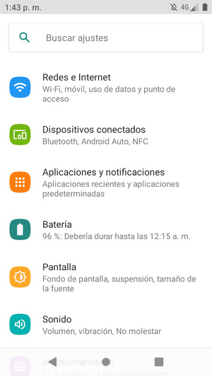 Seleccione Redes e Internet
