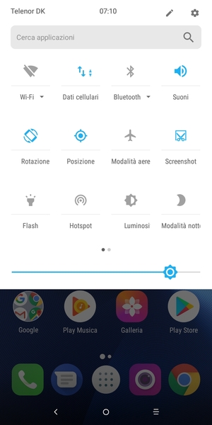 Disattiva Posizione