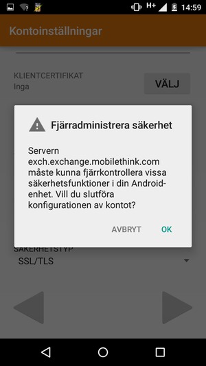 Välj OK