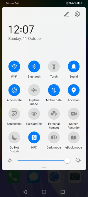 Turn off Wi-Fi and Bluetooth