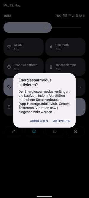 Wählen Sie AKTIVIEREN