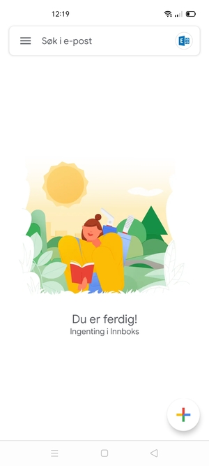 Hotmail er klar til bruk