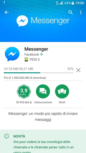 Attendi il completamento del processo di installazione