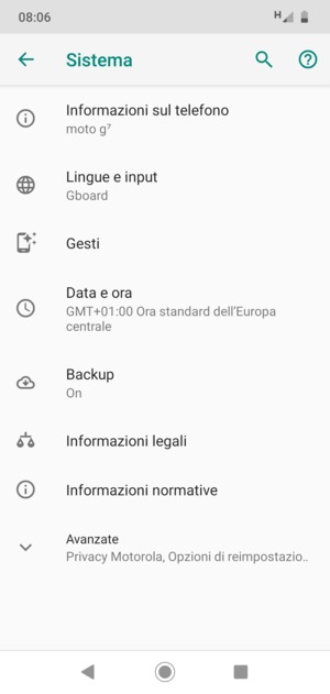 Seleziona Avanzate