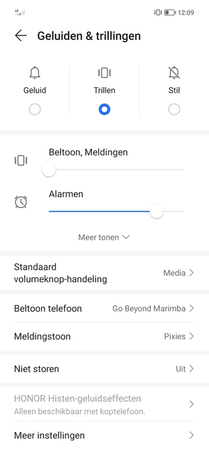 Selecteer uw voorkeursoptie