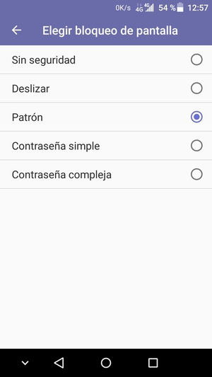 Seleccione Patrón