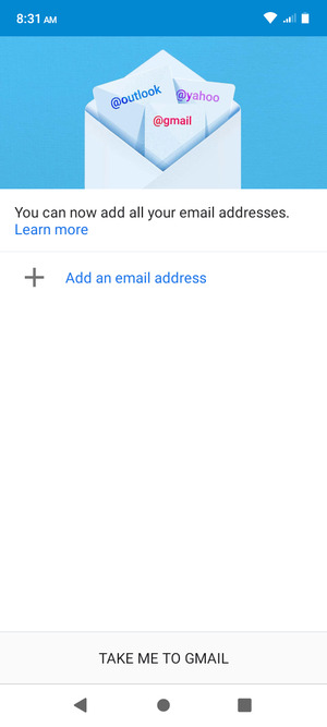 Select Add an email address