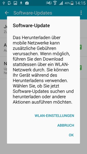 Wählen Sie OK
