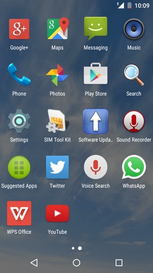 Scroll to and select Settings