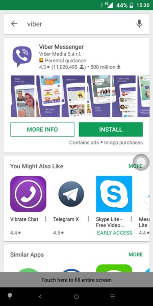 Select the app