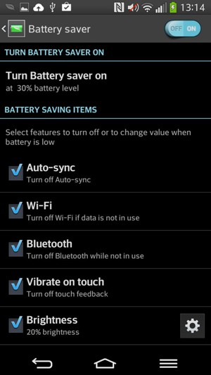 Select the Return button