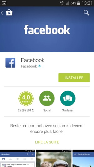 Sélectionnez INSTALLER