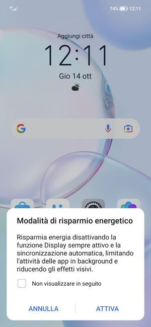 Seleziona ATTIVA