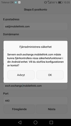 Välj OK