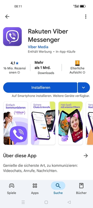 Wählen Sie Installieren