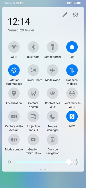 Régler la luminosité au niveau souhaité