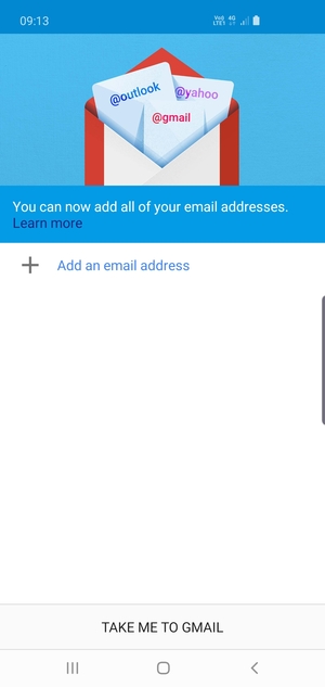Select Add an email address