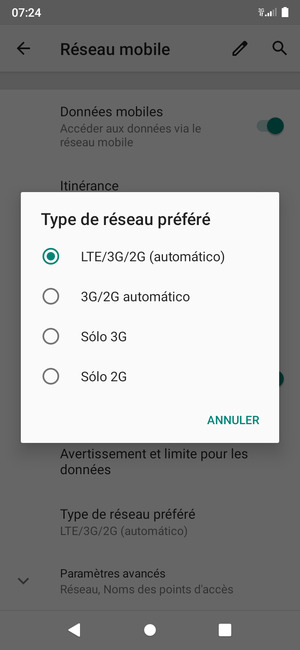 Sélectionnez votre option préférée