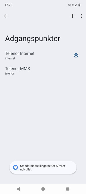 Vælg Nyt adgangspunkt