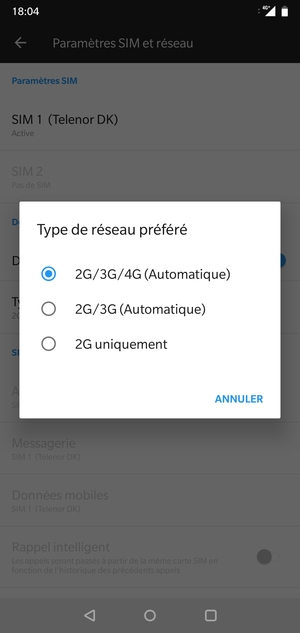 Sélectionnez votre option préférée