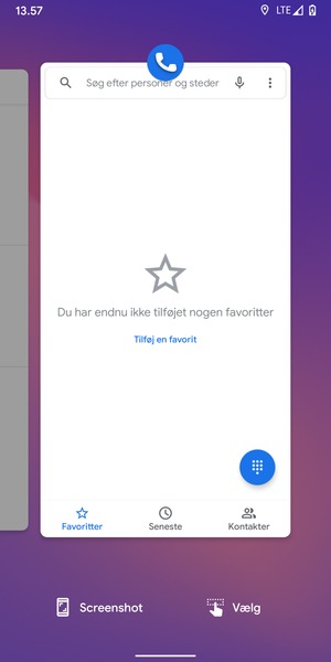 Swipe apps opad for at lukke dem