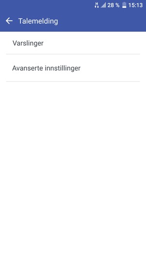 Velg Avanserte innstillinger
