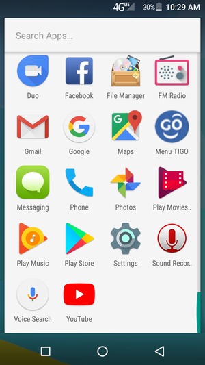 Scroll to and select Settings