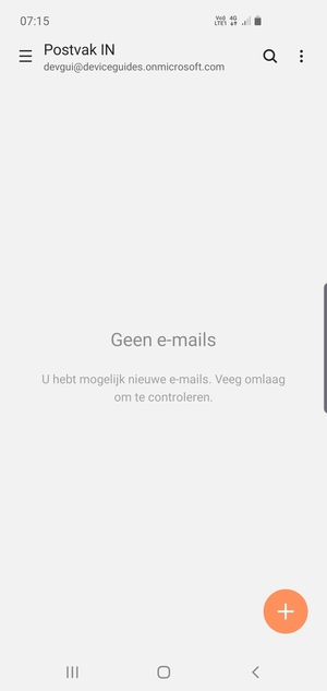 Uw account is klaar voor gebruik