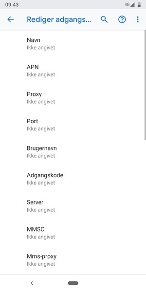 Indtast MMS-oplysninger