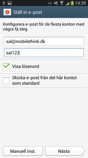 Ange din E-postaddress och Lösenord. Välj Nästa