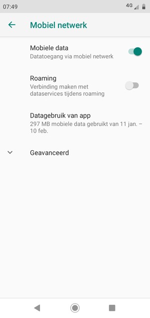 Selecteer Geavanceerd