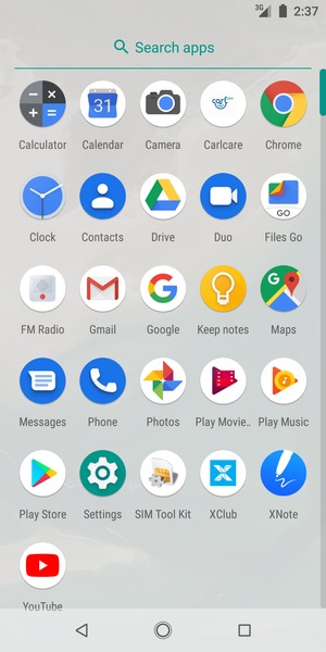 Select Settings